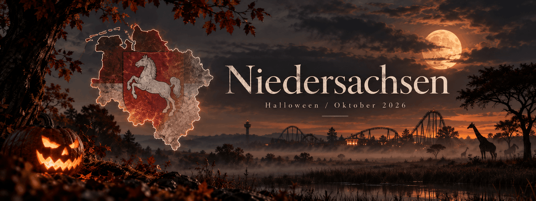 Halloween Events 2026 in Niedersachsen – Heide Park, Serengeti-Park & mehr