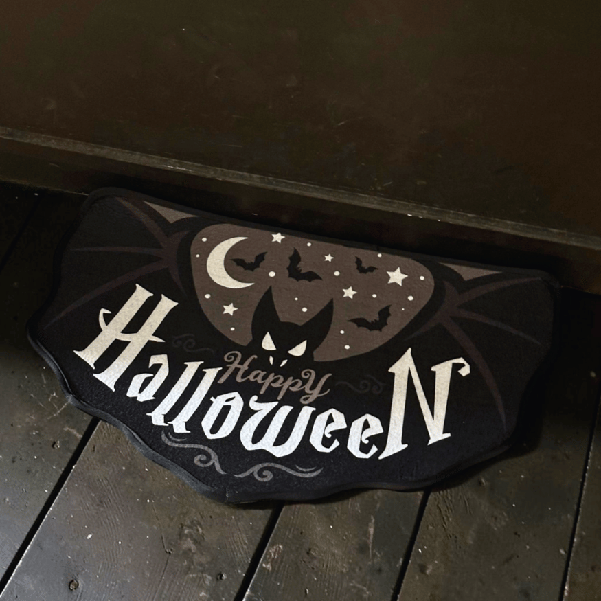 Fußmatte Fledermaus "Happy Halloween"