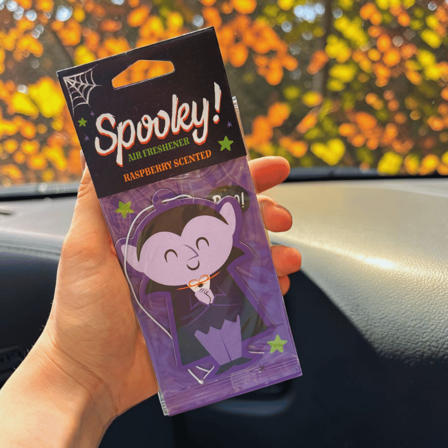 Spooky Auto-Lufterfrischer – Gespenst, Katze & Dracula