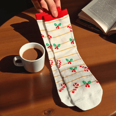 Wintersocken – 8 Motive für gemütliche Wintertage (Onesize)