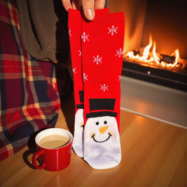 Wintersocken – 8 Motive für gemütliche Wintertage (Onesize)