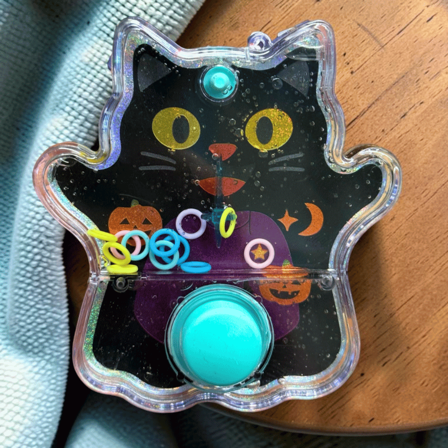 Halloween Wasserspiel – Spooky Katze, Geist & Kürbis