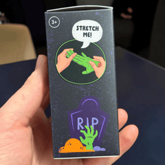 Dehnbare Zombie Hand – Halloween Anti-Stress Spielzeug