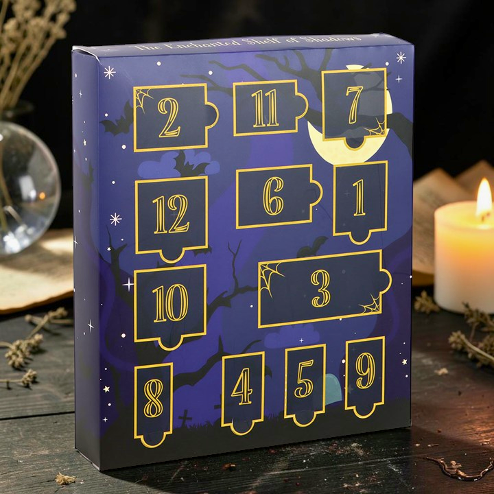 Shelf of Shadows Halloween Kalender, 12-teilig