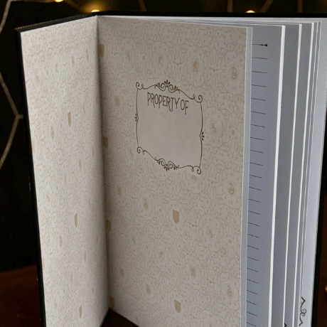 Harry Potter Notizbuch A5 Hogwarts – Wappen Journal für Potterheads