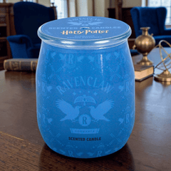 Harry Potter Duftkerze Ravenclaw – Kerze im Wappen-Glas mit Sandelholz & Vanille