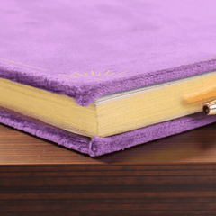 Book of Spells Journal mit Amethyst-Stift – liniertes Notizbuch A5