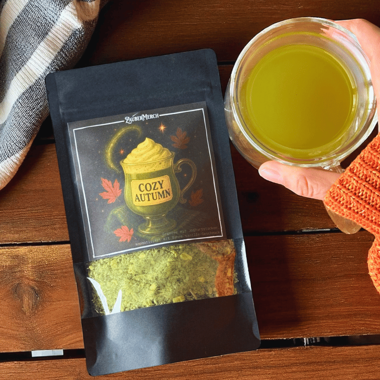 Cozy Autumn – Grüner Tee mit Matcha, Sahne & Vanille | Herbst Tee