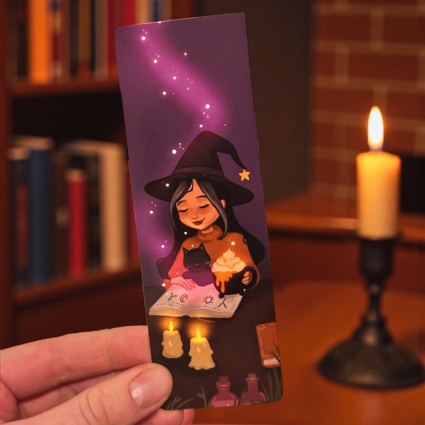 MoonElly Lesezeichen – Witchy & Cozy (6 Varianten)