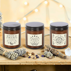 Green Witch Kerzenset – Drei Duftkerzen für witchy Momente und stille Rituale