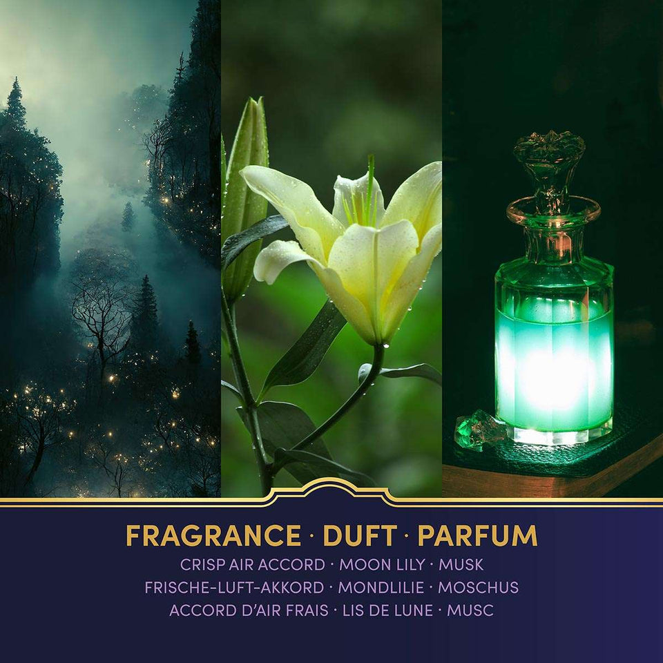 Harry Potter Duftkerze Slytherin – Kerze im Wappen-Glas mit Baumwolle & Moschus
