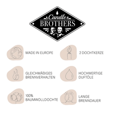 Duftkerze Weihnachtsmann Kekse  – 510 g / 100 Stunden (Candle Brothers)