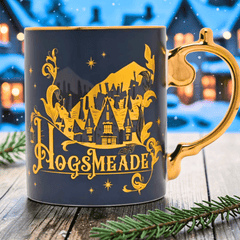 Harry Potter Sammeltasse – Vier magische Motive mit Goldverzierung