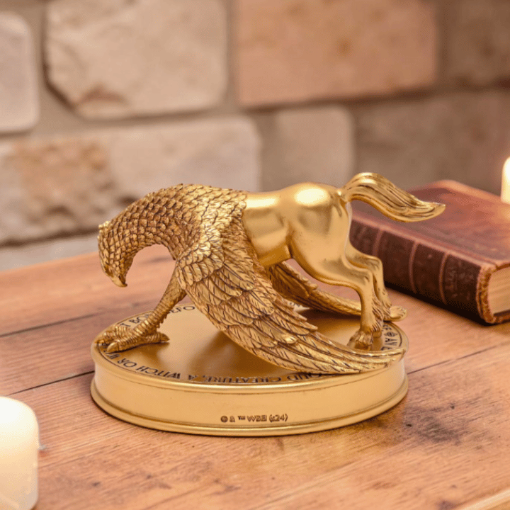 Harry Potter Figur Seidenschnabel – Goldene Hippogreif-Figur