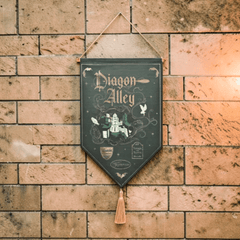 Harry Potter Wandbanner – Winkelgasse, Ligusterweg oder Honeydukes