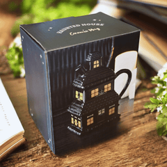 Haunted House – Spuk Tasse mit Deckel