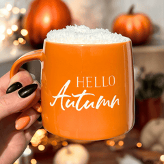 Herbst-Tasse & Kuschelsocken Set