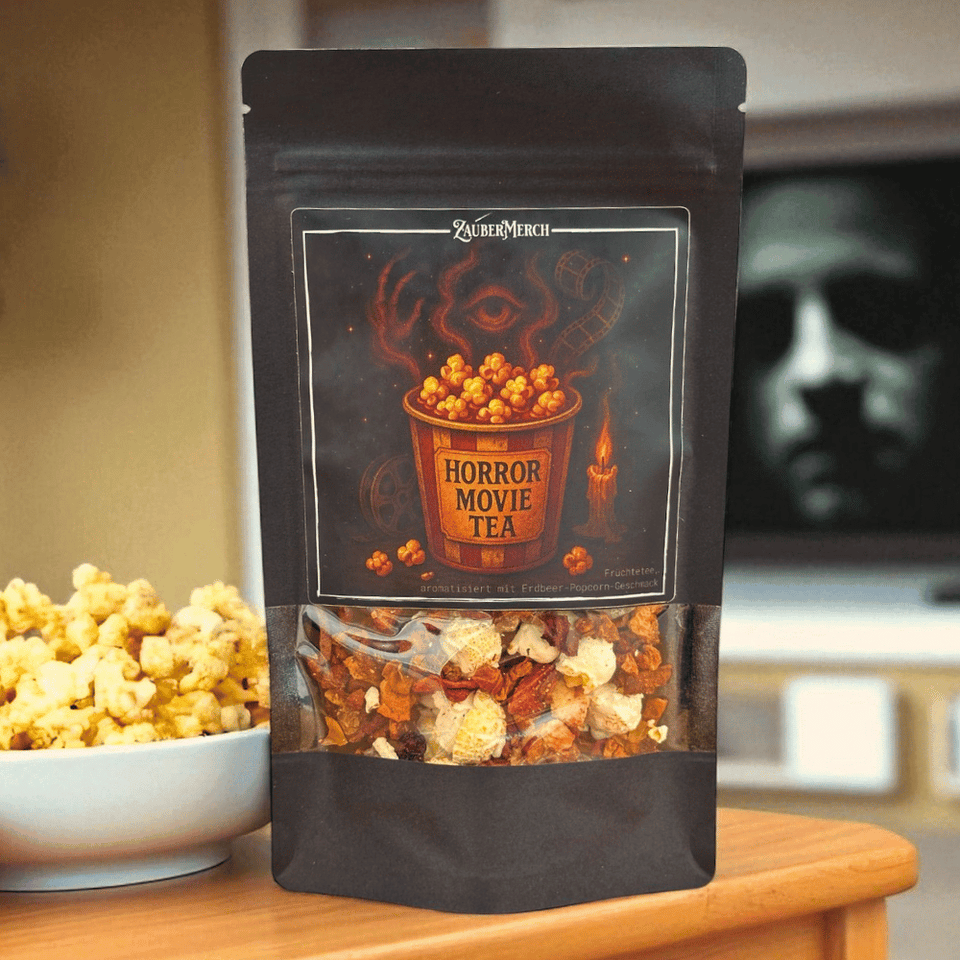 Horror Movie Tea – Früchtetee mit Erdbeer-Popcorn-Geschmack | Halloween Tee