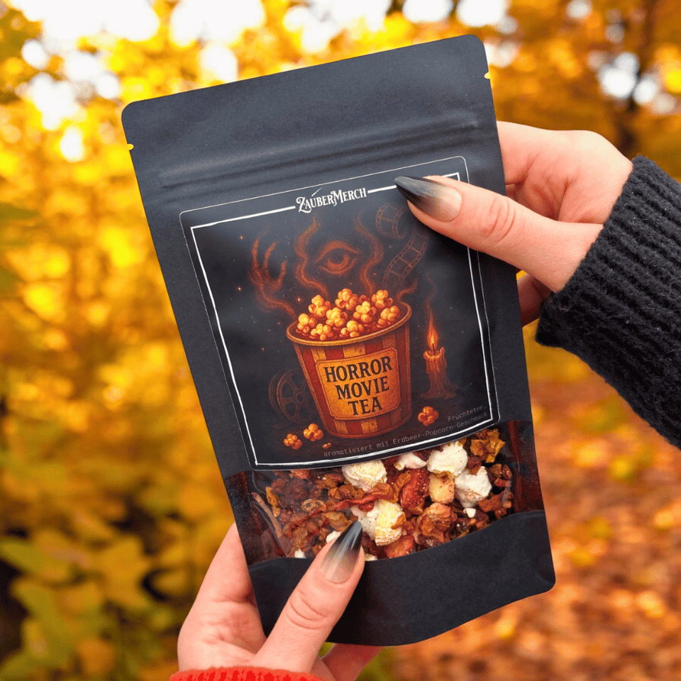 Horror Movie Tea – Früchtetee mit Erdbeer-Popcorn-Geschmack | Halloween Tee