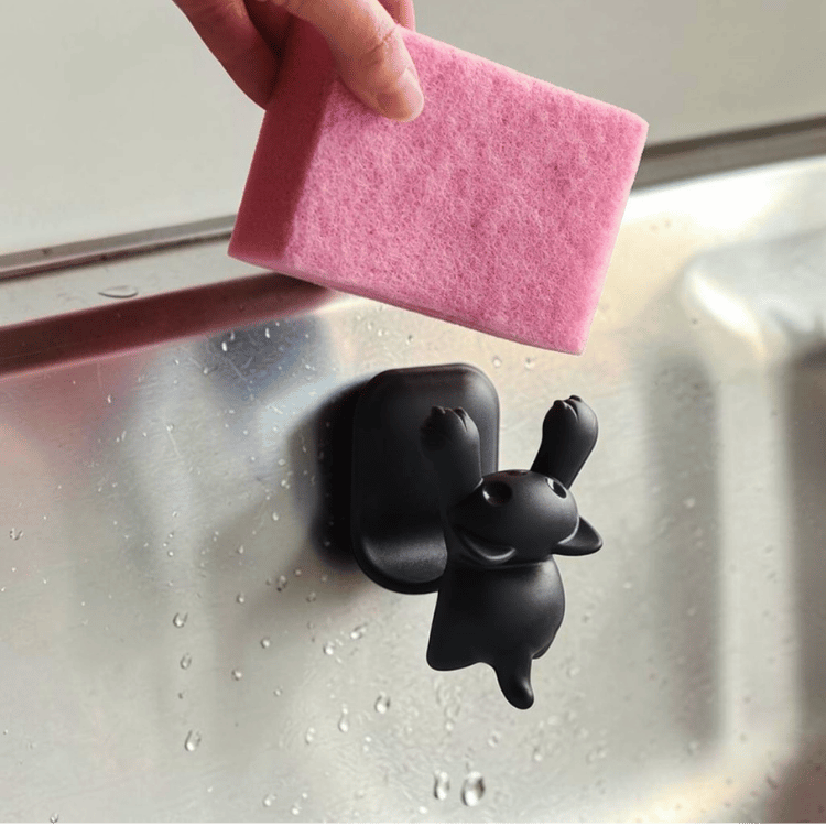 Katzen Schwammhalter für die Küchenspüle – Scrubby