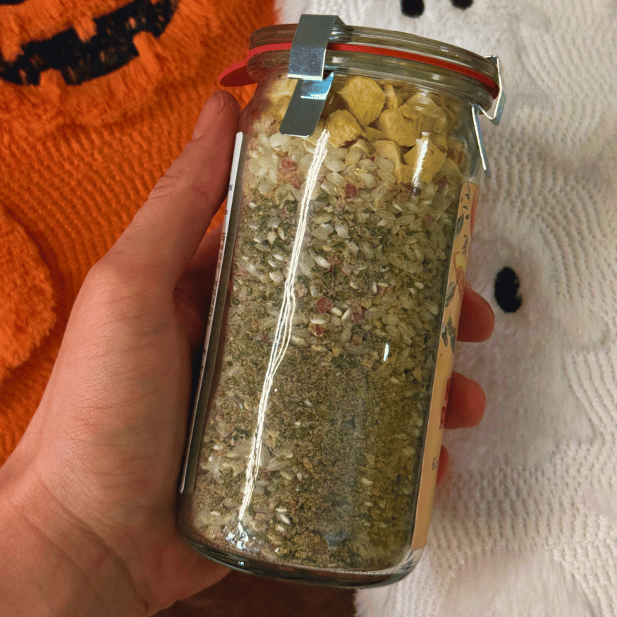 Kürbisrisotto - herbstliche Reismischung mit Kürbis vom Hof