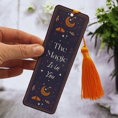 Magisches Lesezeichen mit Quaste – The Magic Is in You