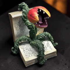 Monsterpflanze im Zauberbuch Halloween Deko