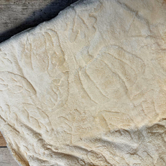 Große Kuscheldecke Herbstgeflüster in weicher Reliefoptik 150 x 200 cm