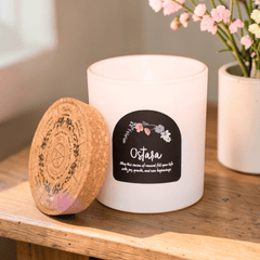 Ostara Ritualkerze Jahreskreis – Frühlings Duftkerze