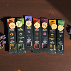 Sacred Chakra Räucherstäbchen mit Holzhalter – 40 Sticks für Balance & Achtsamkeit