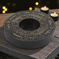 Jahreskreis Teelichthalter – witchy Kerzenhalter Wheel of the Year