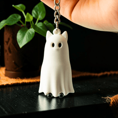 Spooky Schlüsselanhänger Gespenst – kleiner Geist für Schlüssel und Tasche