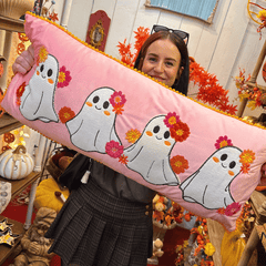 Summerween Dekokissen Set mit Geistern in Rosa – 2-teilig (limitiert)