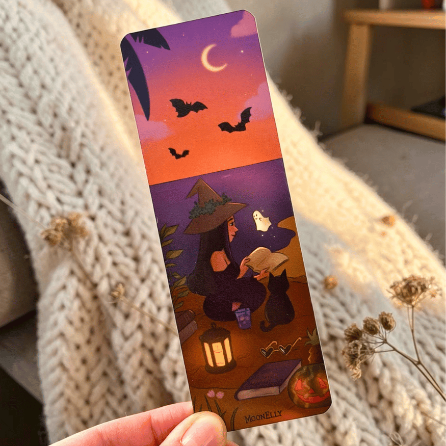 MoonElly Lesezeichen – Witchy & Cozy (6 Varianten)