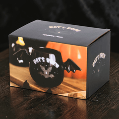Tasse Bats Brew – schwarze Fledermaus Keramiktasse mit Flügeln