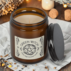 Green Witch Kerzenset – Drei Duftkerzen für witchy Momente und stille Rituale