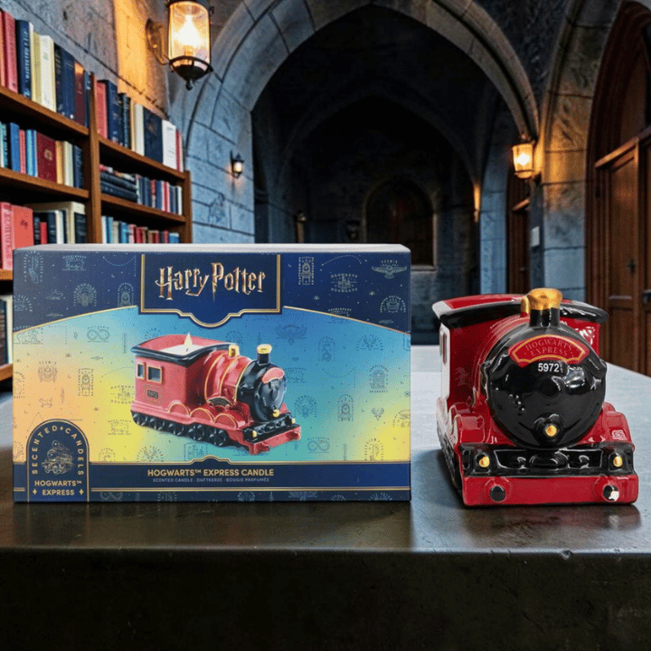 Harry Potter Duftkerze Hogwarts Express – Lok-Kerze mit Beere & Tonkabohne