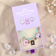 Witchy Charm-Armband mit Mini-Altar-Anhängern