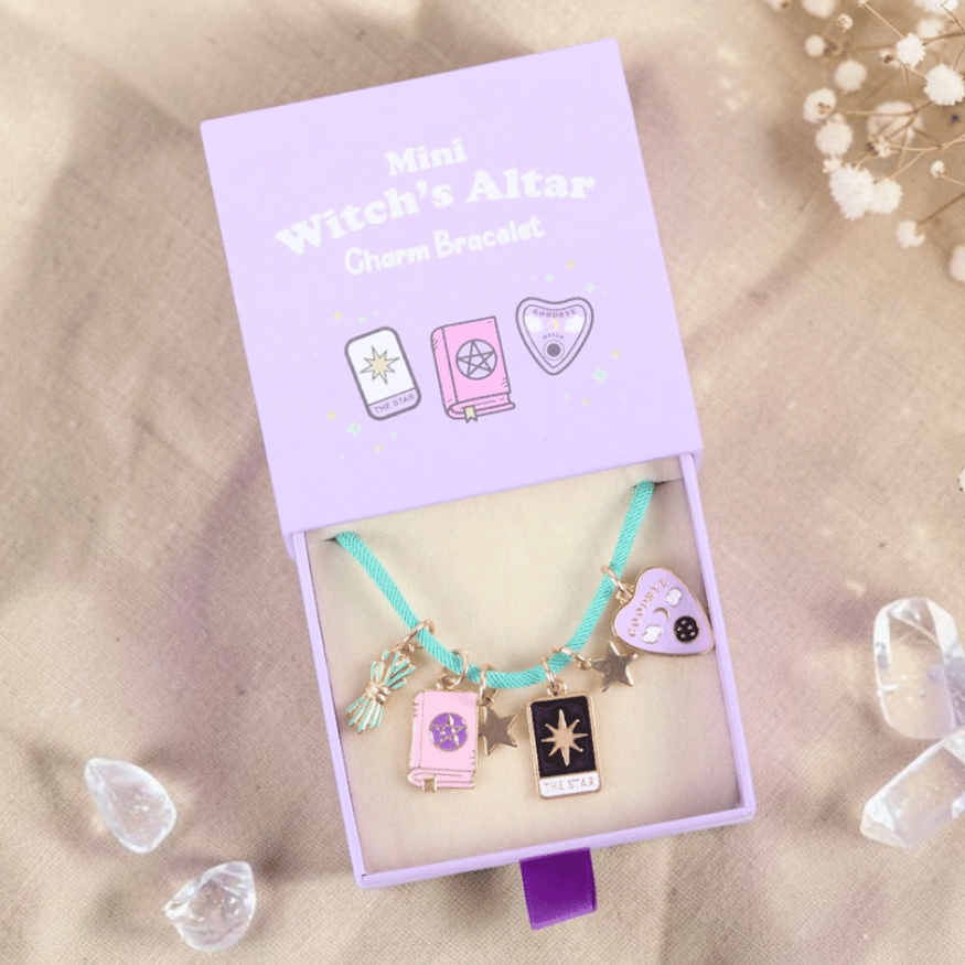Witchy Charm-Armband mit Mini-Altar-Anhängern