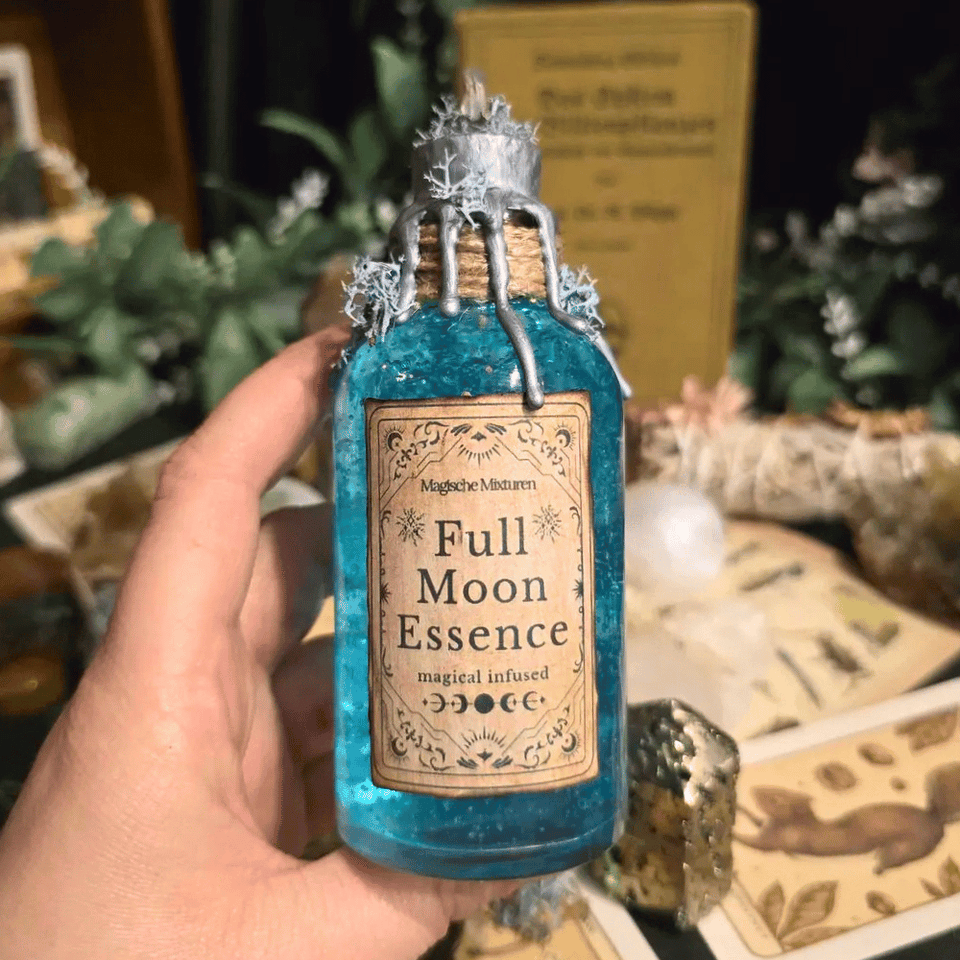 Zaubertrank Flasche Deko - Full Moon Essence